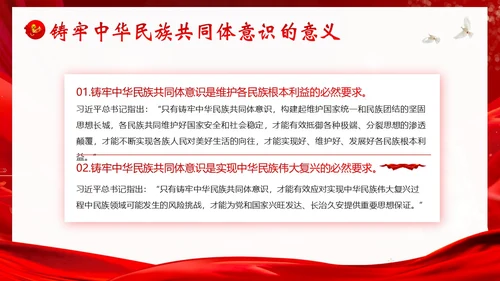 铸牢中华民族共同体民族团结党建PPT课件党课