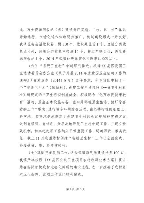 城乡环境综合治理目标完成情况自查报告 (2).docx