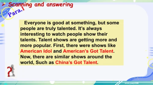 Unit4 What's the best movie theater SectionB阅读课课件＋