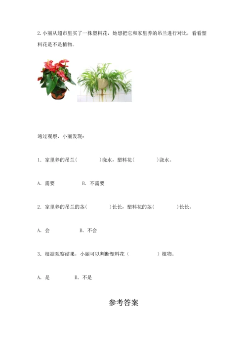 苏教版一年级下册科学期末测试卷附答案（巩固）.docx