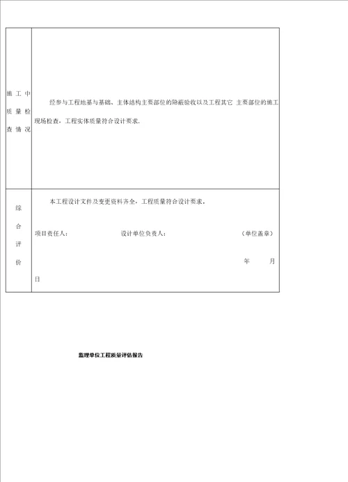 完整版施工单位工程竣工报告