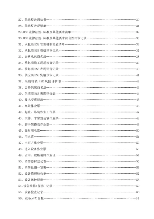 hse管理附表汇总(共81个).docx