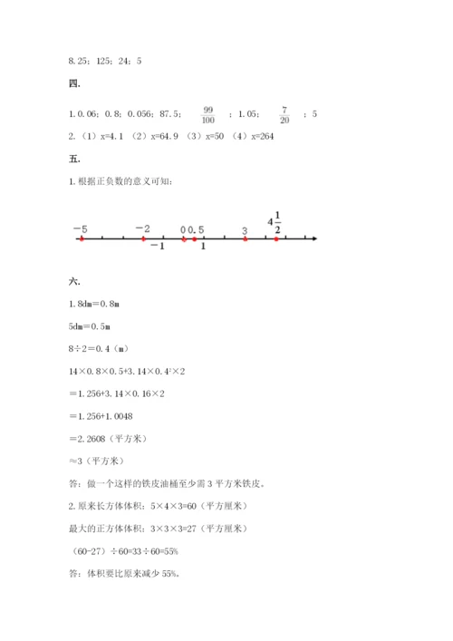 四川省【小升初】2023年小升初数学试卷精品（典型题）.docx