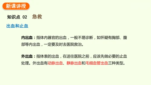 8.2用药与急救-八年级生物人教版下学期同步精品课件(共38张PPT)