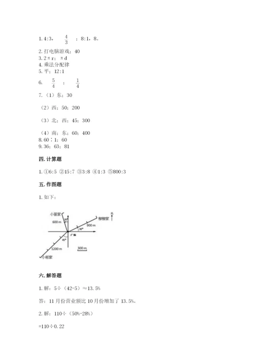 小学数学六年级上册期末考试试卷附参考答案【典型题】.docx