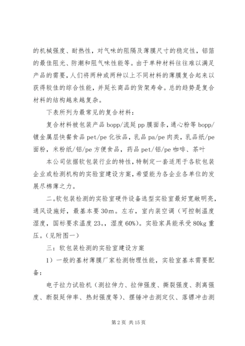 软包装实验室建设方案.docx