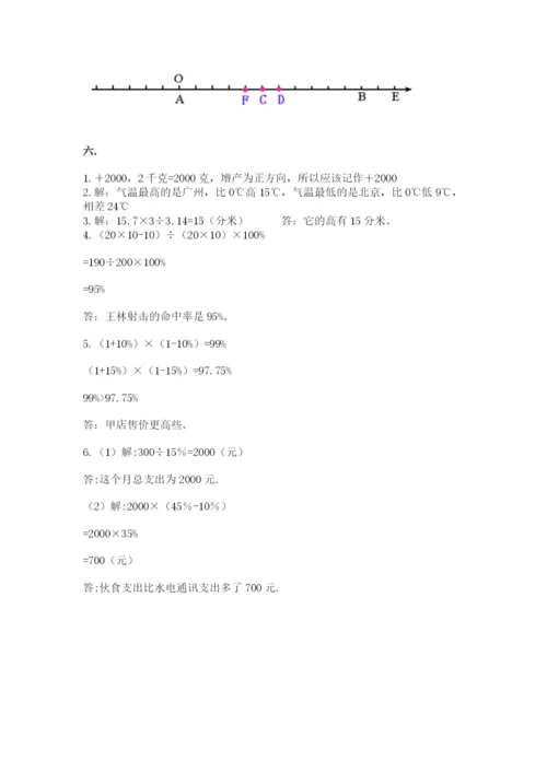 浙江省【小升初】2023年小升初数学试卷（精选题）.docx