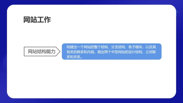 蓝色科技风网络运营年度工作计划PPT模板
