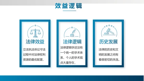 蓝色大气法律知识培训动态PPT模板