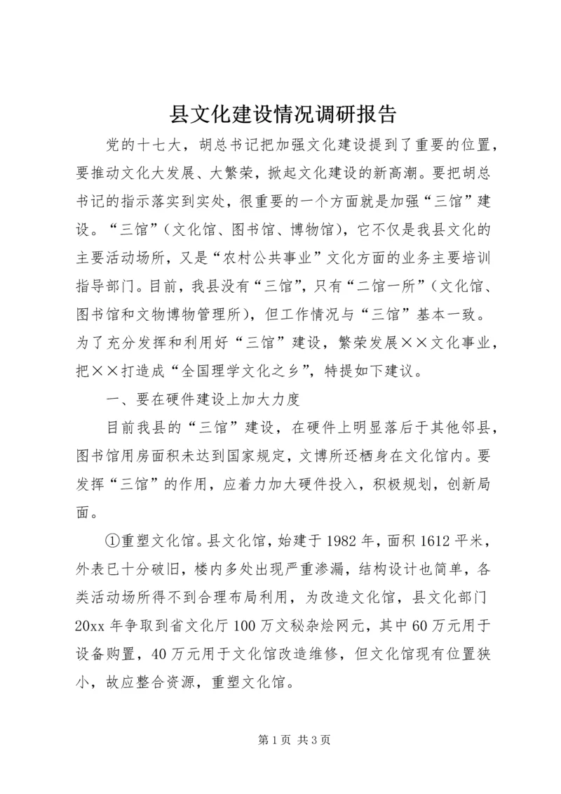 县文化建设情况调研报告 (4).docx