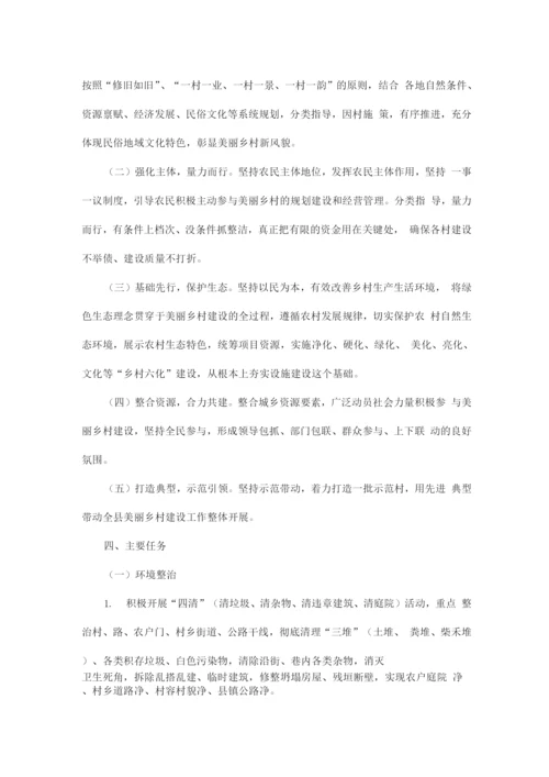 全县美丽乡村建设实施方案.docx