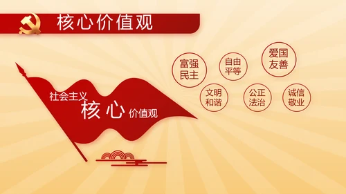 红色党史学习教育活动动态PPT模板