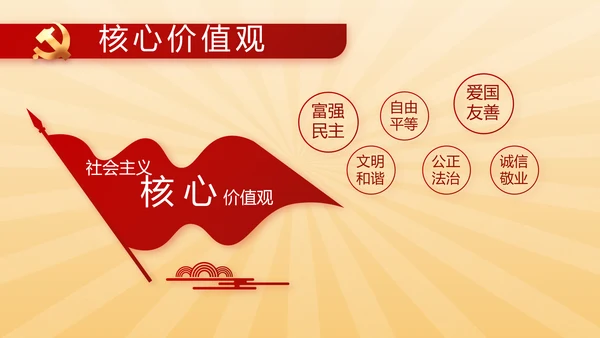 红色党史学习教育活动动态PPT模板