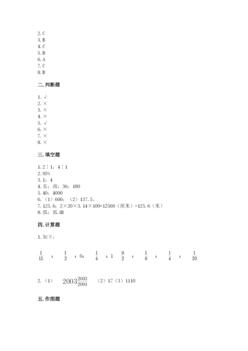 六年级上册数学期末测试卷含完整答案【易错题】.docx