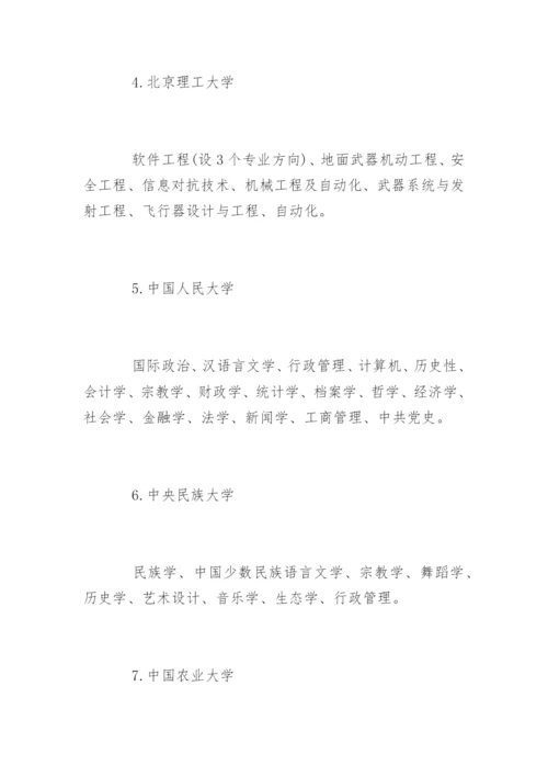985大学国家级特色专业介绍.docx