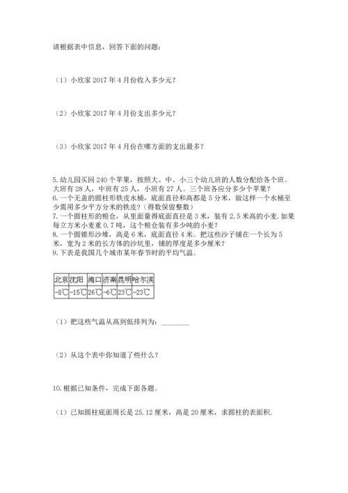 六年级小升初数学应用题50道及完整答案（精选题）.docx