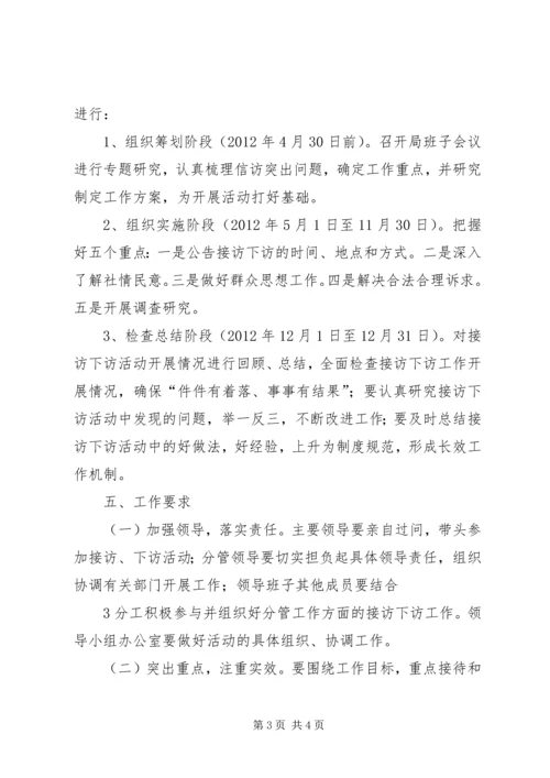 领导干部接访下访工作方案.docx