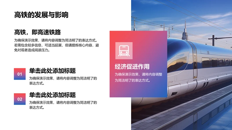 发展与影响-高铁PPT