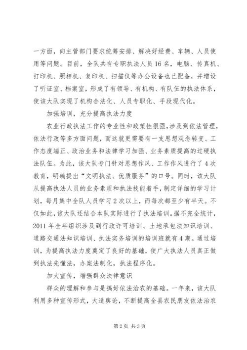 交通运输行政执法大队年度工作总结.docx