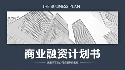 高端大气欧美风商业计划书ppt模板