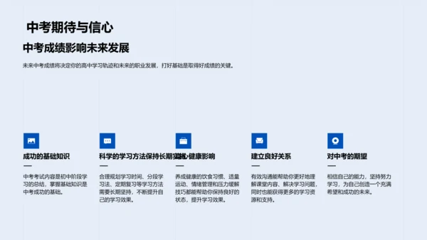 初三学习生活指导