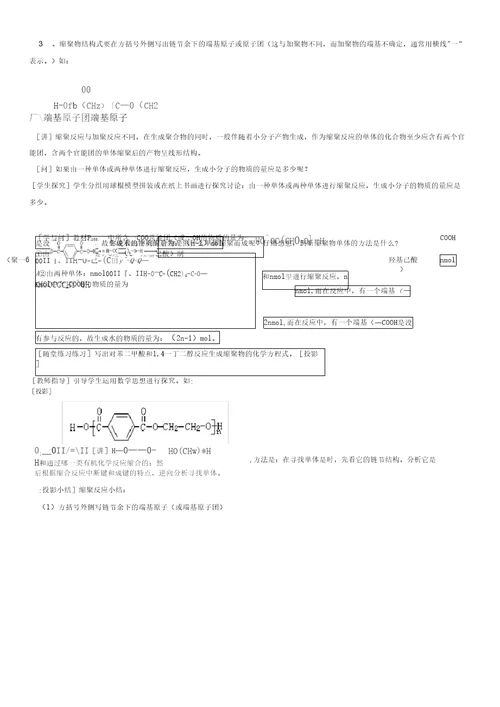 合成高分子化合物的基本方法