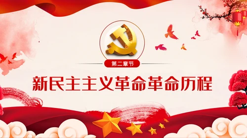 中国共产党党史之新民主主义革命时期解读PPT模板