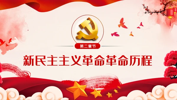 中国共产党党史之新民主主义革命时期解读PPT模板