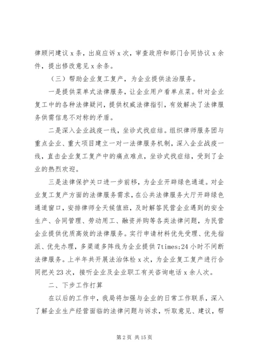 法律咨询工作总结及计划.docx