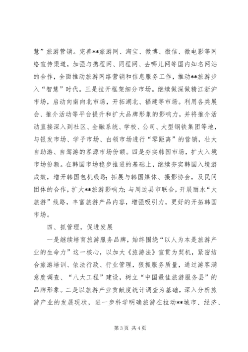 旅游局工作计划 (5).docx