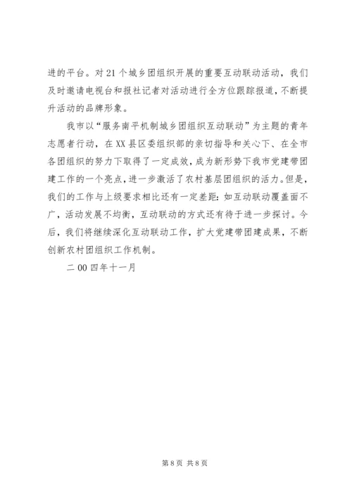 团市委青农工作汇报材料 (8).docx