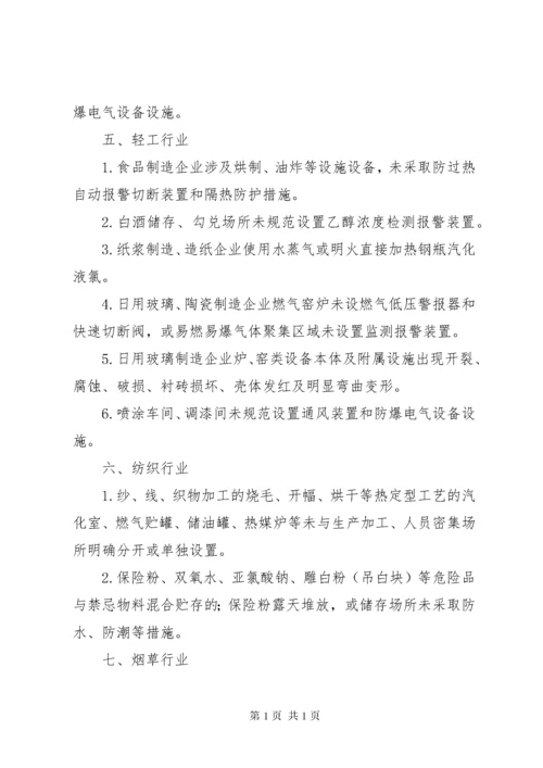 《工贸行业重大生产安全事故隐患判定标准.docx