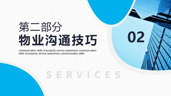 物业服务意识沟通技巧动态通用PPT
