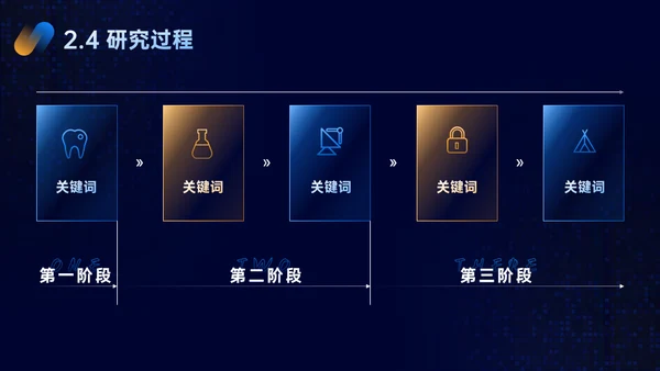 光线科技风毕业答辩通用PPT模板