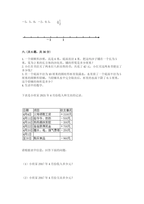 苏教版小升初数学模拟试卷附答案【基础题】.docx