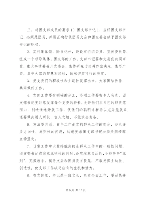 团支部建设规章制度.docx