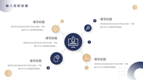 黄蓝高端个性员工入职培训PPT模板