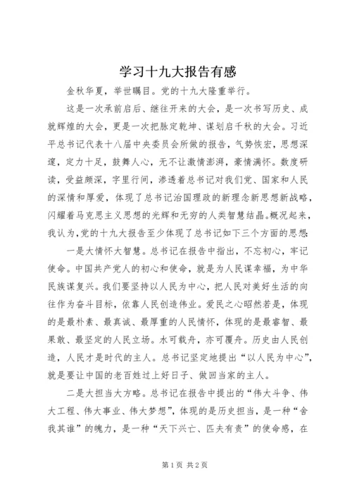 学习十九大报告有感 (6).docx