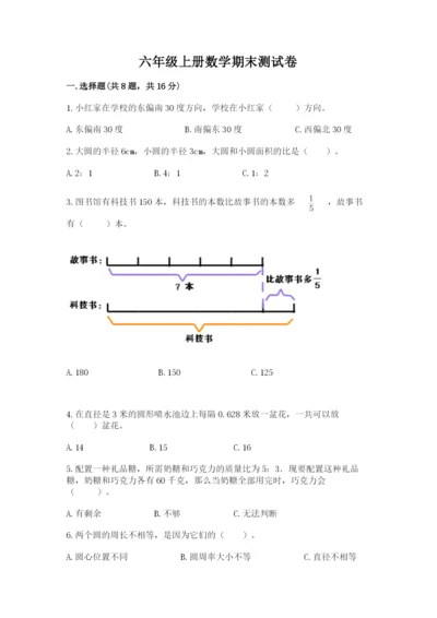 六年级上册数学期末测试卷（b卷）word版.docx