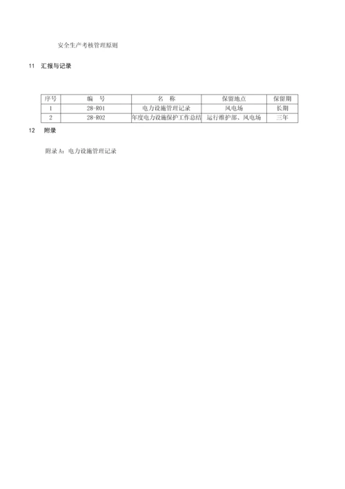 电力设施安全保卫管理标准.docx