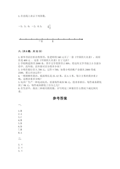 洛阳市小学数学小升初试卷精选.docx