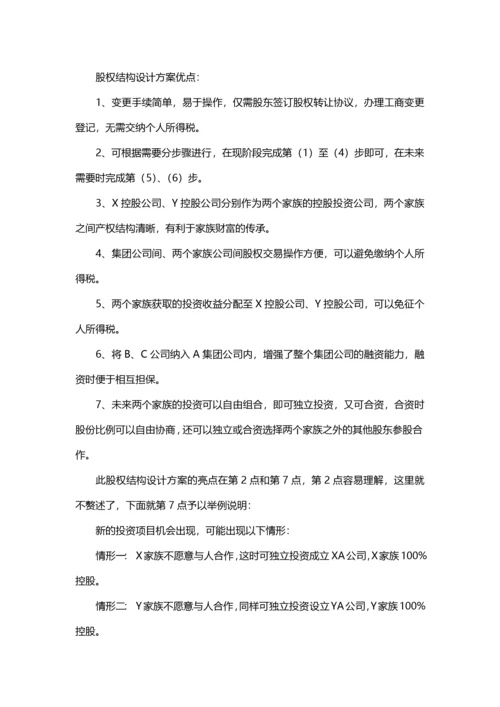 家族企业的股权设计（DOC6页）.docx