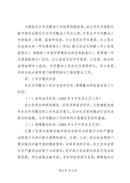 道路运输市场非法营运行为专项整治工作实施方案 (4).docx