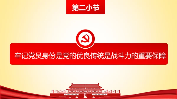 党员身份永远不能忘做合格党员学习教育PPT