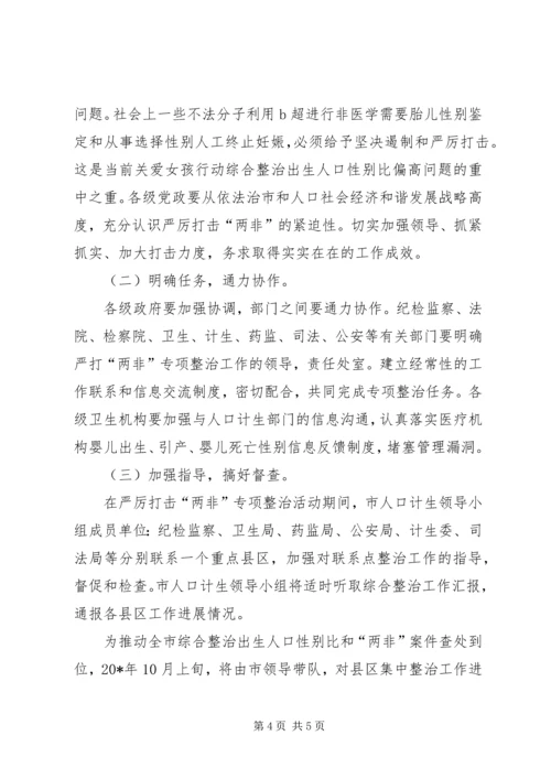 计生委专项整治活动方案.docx