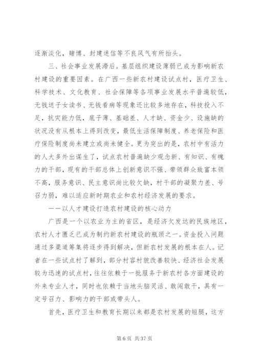 新农村建设中存在的问题[优秀范文5篇].docx