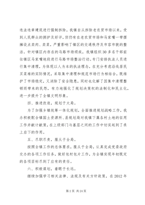 乡镇规划办公室工作总结.docx