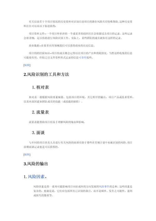 项目风险管理.docx