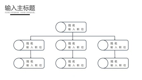 组织架构图表样式合集PPT模板