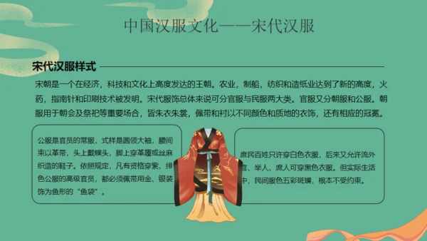 国潮汉服之美汉唐文化非遗文化传承通用PPT模板